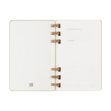 26160-AGENDA 12M 2026 ESPIRAL ACADEMICA L (13 X 21 CM) KIWI TAPA DURA MOLESKINE DHSPK5212AMWH3Y26