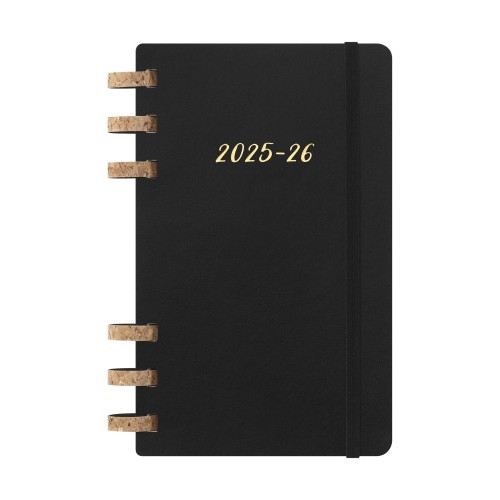 26161-AGENDA 12M 2026 ESPIRAL ACADEMICA L (13 X 21 CM) NEGRA TAPA BLANDA MOLESKINE DSSPB12AMWH3Y26