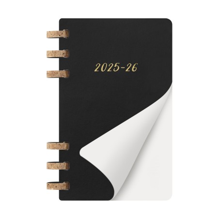 26162-AGENDA 12M 2026 ESPIRAL ACADEMICA L (13 X 21 CM) NEGRA TAPA BLANDA MOLESKINE DSSPB12AMWH3Y26