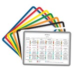 2617-MARCO PORTA NOTAS ADHESIVO MAGNETO A4 CON CIERRE MAGNETICO NEGRO TARIFOLD 194117