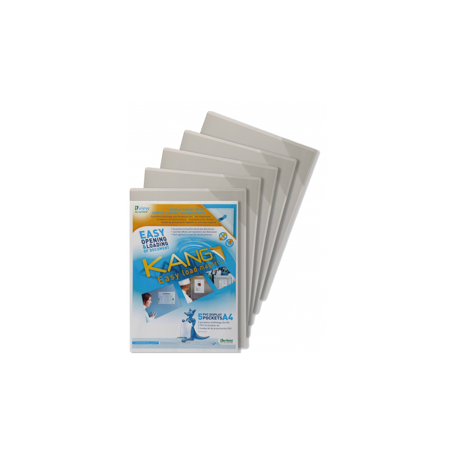 2618-PACK DE 5 FUNDA MAGNETICA KANG EASY LOAD A4 TARIFOLD 194690