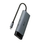 26208-TP-Link UH5020C hub de interfaz USB Tipo C 5000 Mbit/s Gris