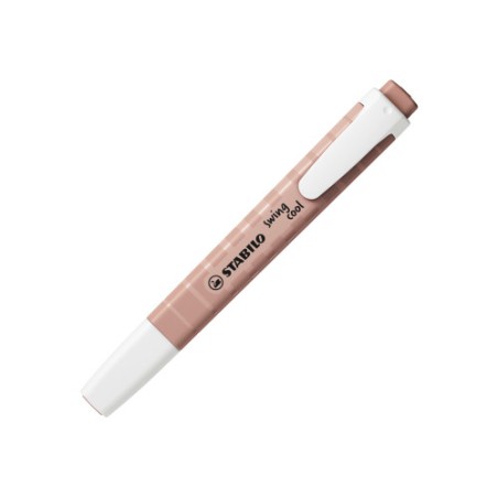 26255-MARCADOR FLUORESCENTE SWING COOL NATURE TRAZO 1/4MM. OCRE OSCURO STABILO 275/165