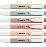 26263-ESTUCHE PLASTICO SWING COOL NATURE 6 UNIDADES SURTIDAS TRAZO 1/4MM. STABILO 275/6-09