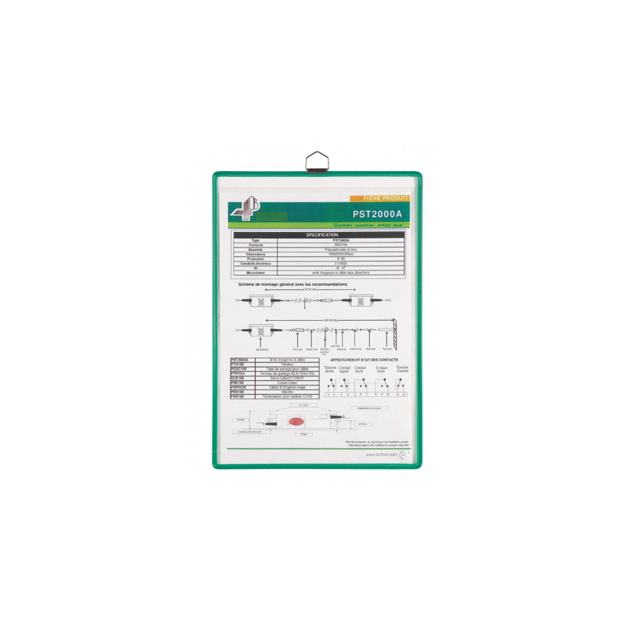 2628-PACK DE 5 FUNDAS A4 COLGANTES CON ANILLA COLOR SURTIDO TARIFOLD 154509