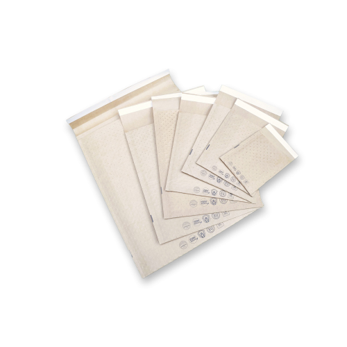 26288-CAJA 100 BOLSAS ECO AIR BAG ACOLCHADA BICAPA No 13 KRAFT AUTOADHESIVO MEDIDA INTERIOR 150X215 MM SAM 146292