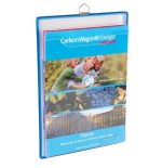 2629-PACK DE 5 FUNDAS PORTA FOLLETOS EN A4 VERTICAL COLGANTE CON ANILLA TARIFOLD 354001