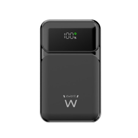 26313-Ewent Power Bank de 65W y 20,000 mAh - Bateria Externa de Carga Rapida con Entrada y Salida USB-C