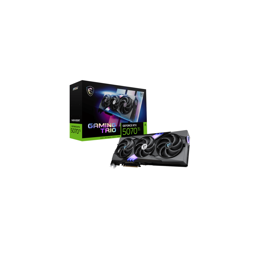 26343-MSI GAMING GeForce RTX 5070 Ti 16G TRIO OC NVIDIA 16 GB GDDR7