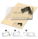 2637-PACK DE 100 FUNDAS ADHESIVAS PARA TARJETAS DE VISITA- APERTURA LATERAL - 60 X 95 MM 3L 10109