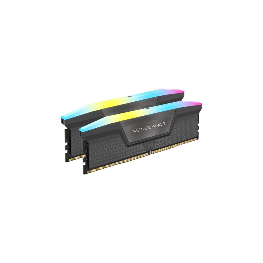 26376-MEMORIA CORSAIR DDR5 64GB 2X32GB PC6000 VENGEANCE RGB CMH64GX5M2B6000Z38
