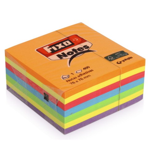 26420-CUBO 400 NOTAS ADHESIVAS 76X76MM NEON FIXO 65005483