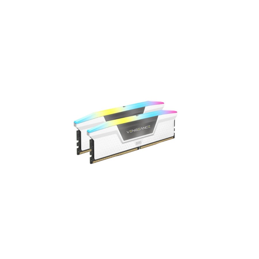26464-MEMORIA CORSAIR DDR5 32GB 2X16GB PC6400 VENGEANCE RGB BLANCA CMH32GX5M2B6400Z36W
