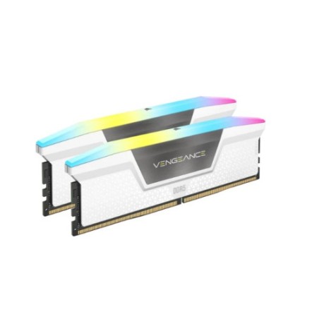 26464-MEMORIA CORSAIR DDR5 32GB 2X16GB PC6400 VENGEANCE RGB BLANCA CMH32GX5M2B6400Z36W