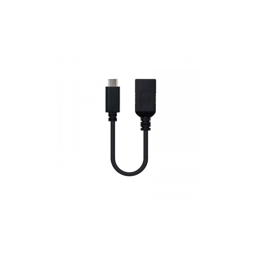 26477-Nanocable USB 3.1, 0.15m cable USB 0,15 m USB 3.2 Gen 2 (3.1 Gen 2) USB A USB C Negro