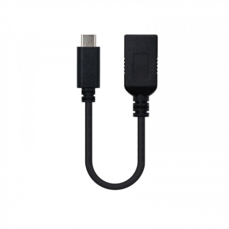 26477-Nanocable USB 3.1, 0.15m cable USB 0,15 m USB 3.2 Gen 2 (3.1 Gen 2) USB A USB C Negro