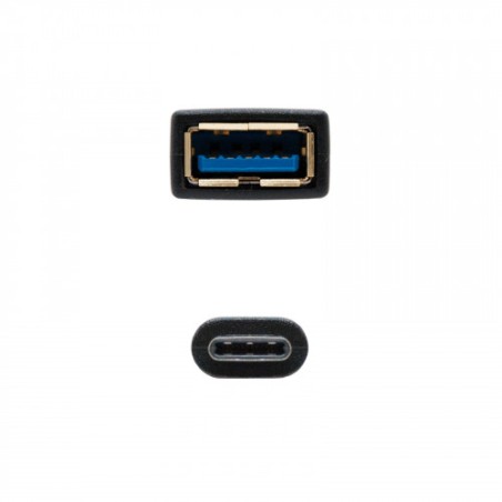 26478-Nanocable USB 3.1, 0.15m cable USB 0,15 m USB 3.2 Gen 2 (3.1 Gen 2) USB A USB C Negro