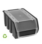 26524-GAVETA SOSTENIBLE CON TAPA 0,9 LITROS 16x11,5x7,5 CM NEGRO ARCHIVO 2000 CP14900316C NE