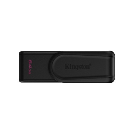 26577-Kingston Technology DataTraveler 64GB Portable USB 3.2 Gen 1 Exodia S (Black/Black)