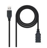 2658-Nanocable Cable USB 3.0, Tipo A/M-A/H, Negro, 3.0 M