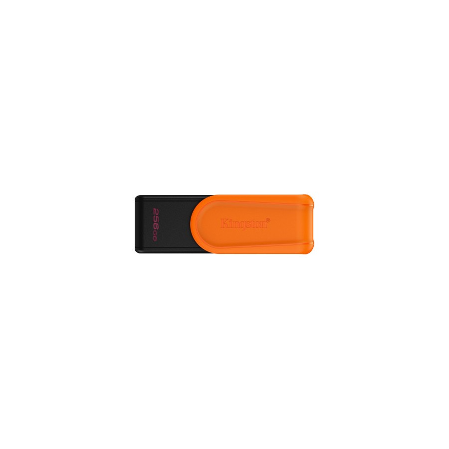 26581-Kingston Technology DataTraveler 256GB Portable USB 3.2 Gen 1 Exodia S (Black/Orange)
