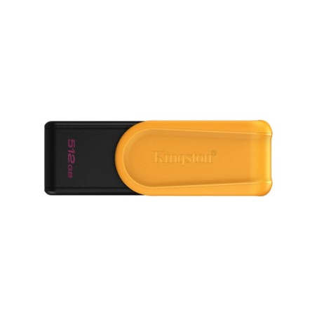 26583-Kingston Technology DataTraveler 512GB Portable USB 3.2 Gen 1 Exodia S (Black/Yellow)