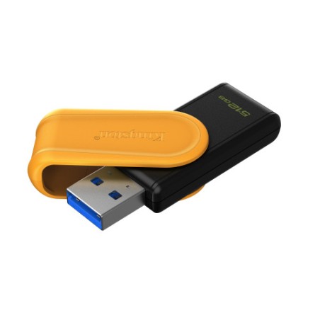 26584-Kingston Technology DataTraveler 512GB Portable USB 3.2 Gen 1 Exodia S (Black/Yellow)