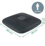 26612-COJIN DE ASIENTO ACTIVE WOBBLE GRIS OSCURO ERGO LEITZ 65390089