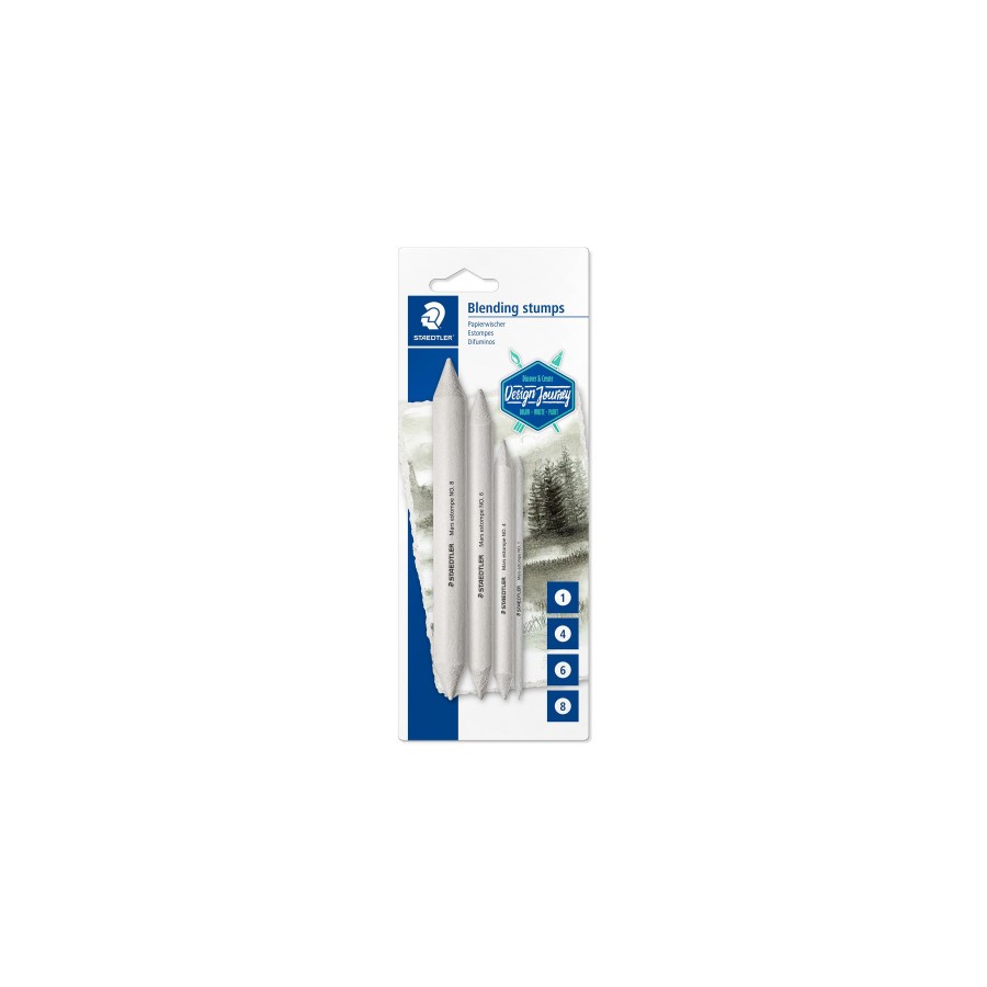 26628-BLISTER CON 4 DIFUMINADORES EN TAMANOS 1, 4, 6 Y 8 STAEDTLER 5426-S BK4