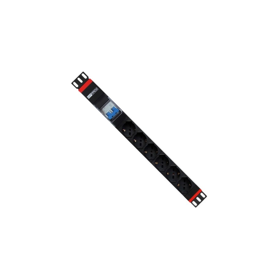 26655-WP WPN-PDU-G02-06 unidad de distribucion de energia (PDU) 6 salidas AC 1U Negro, Rojo