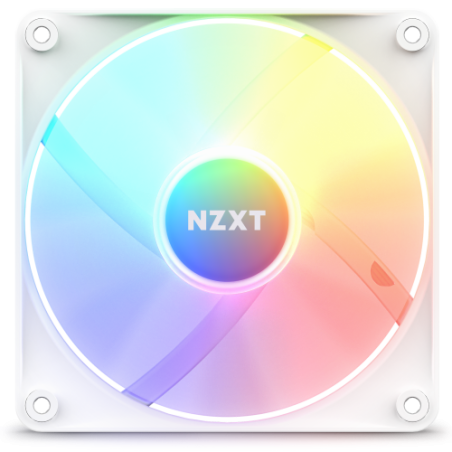 26661-NZXT F120 RGB Core Carcasa del ordenador Ventilador 12 cm Blanco 1 pieza(s)