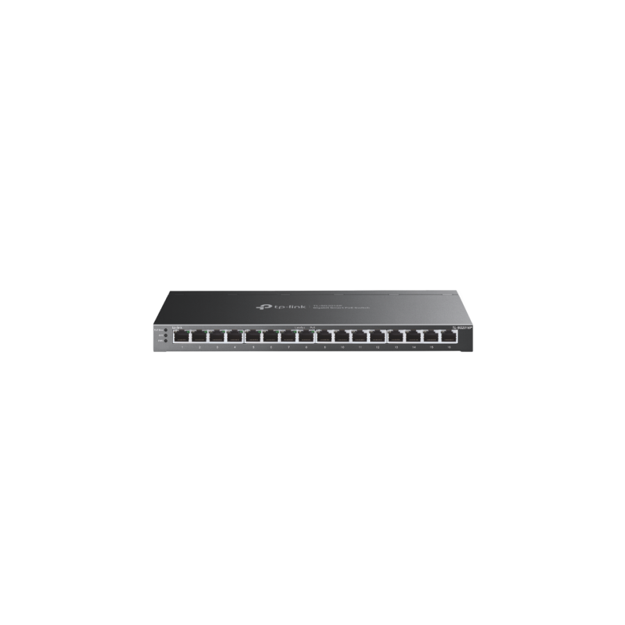 26685-TP-Link TL-SG2016P switch L2/L3/L4 Gigabit Ethernet (10/100/1000) Energia sobre Ethernet (PoE) Negro