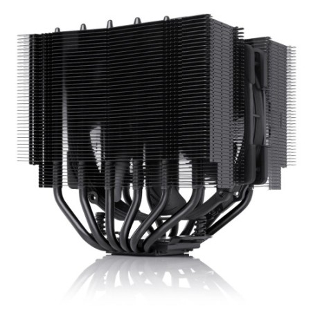 26709-NOCTUA COOLER CPUNOCTUA NH-D15S CHROMAX.BLACK, 6 HEATPIPES DUAL TOWER, 1X NF-A15 140MM FAN PWM, LGA1851, LGA1700,