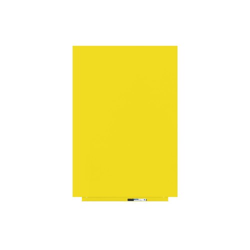 2671-PIZARRA SIN MARCO SKINWHITEBOARD COLOR AMARILLO TRAFICO ESCALA DE AMARILLOS. MEDIDA 75X115CM MAGNETICA MODULAR ROCA