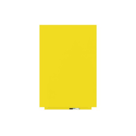 2671-PIZARRA SIN MARCO SKINWHITEBOARD COLOR AMARILLO TRAFICO ESCALA DE AMARILLOS. MEDIDA 75X115CM MAGNETICA MODULAR ROCA