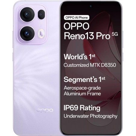 26740-OPPO RENO13 PRO 5G /MTK DIMENSITY 8350/512GB/12GB/6,83"/50MP/5.800MAH/80W PURPLE