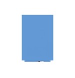 2680-PIZARRA SIN MARCO SKINWHITEBOARD COLOR AZUL LUMINOSO ESCALA DE AZULES. MEDIDA 75X115CM MAGNETICA MODULAR ROCADA 642