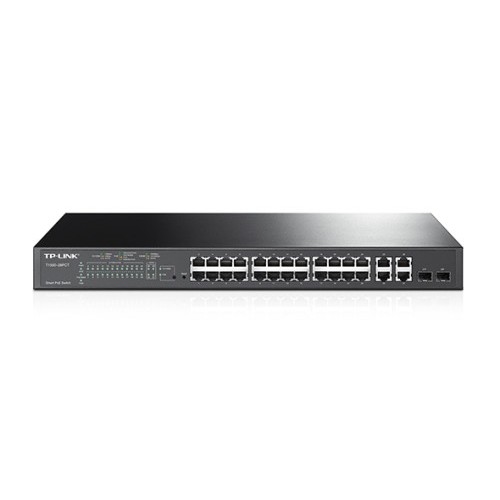 26828-TP-LINK T1500-28PCT Gestionado L2 Fast Ethernet (10/100) Energia sobre Ethernet (PoE) 1U Negro