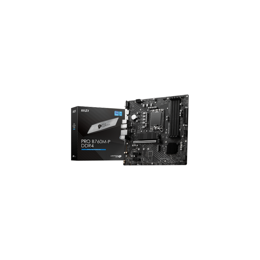 26839-MSI PRO B760M-P DDR4 placa base Intel B760 LGA 1700 micro ATX