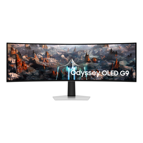 26855-Samsung Odyssey LS49CG934SUXEN pantalla para PC 124,5 cm (49") 5120 x 1440 Pixeles DQHD OLED Plata