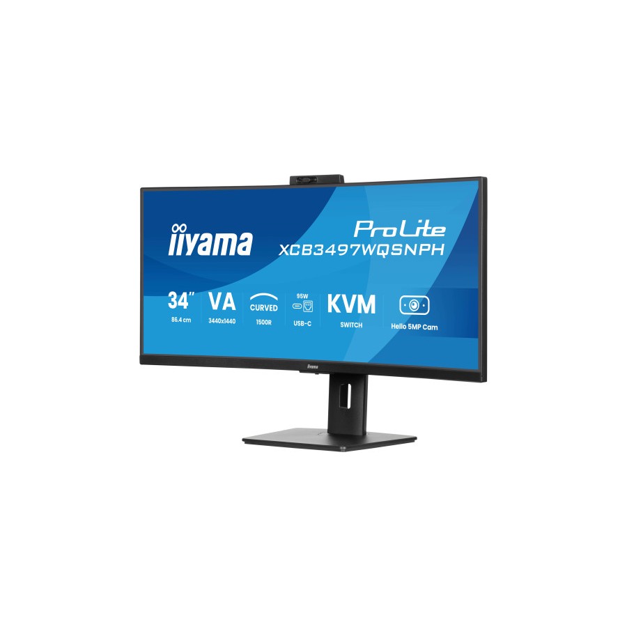 26941-MONITOR IIYAMA VA, 2H 1DP,DOCK, KVM,  95W, 5MP HELLO