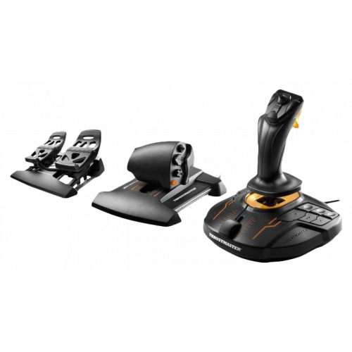 26958-Thrustmaster T.16000M FCS Flight Pack Palanca de mando Mac,PC Analogico/Digital USB Negro