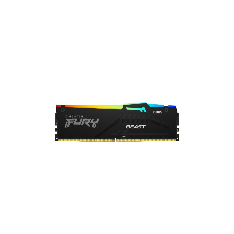 26978-MEMORIA KINGSTON FURY BEAST RGB DDR5 32GB 5200MT/S  CL40  KF