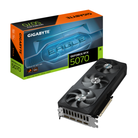 27003-GIGABYTE GeForce RTX 5070 EAGLE OC SFF 12G Tarjeta Grafica - 12GB GDDR7, 192 bits, PCI-E 5.0, XXXX MHz Core Clock,