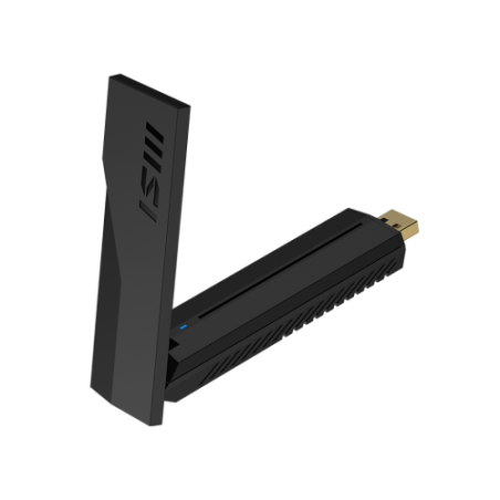 27086-MSI BE6500 WiFi7 USB Stick - Dongle tarjeta y adaptador de interfaz USB 3.2 Gen 1 (3.1 Gen 1)