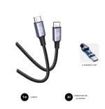 27093-SUBBLIM CABLE PLUS 100W C-C 1m WHITE