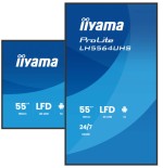 27099-IIYAMA MONITOR 55" 3840x2160, UHD VA DLED  500cd/m, HORIZ Y VERT, MM 2x 10W, 2x HDMIx 1x USB-C, USB 2.0 x2, WiFi,