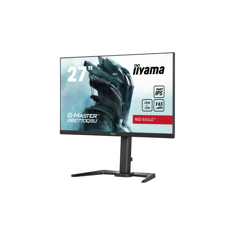 27133-(D) MONITOR IIYAMA 27" GAMING G-MASTER GB2770QSU-B5, WQHD, 165HZ, 0,5MS, HDMI, USB, DISPLAYPORT, ALT, REG ALT, PIV