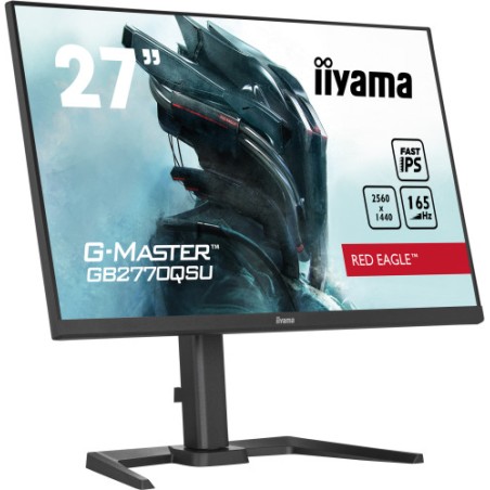 27134-(D) MONITOR IIYAMA 27" GAMING G-MASTER GB2770QSU-B5, WQHD, 165HZ, 0,5MS, HDMI, USB, DISPLAYPORT, ALT, REG ALT, PIV