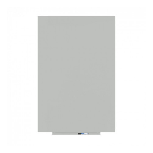 2714-PIZARRA SIN MARCO SKINWHITEBOARD COLOR GRIS CEMENTO ESCALA DE GRISES. MEDIDA 100X150CM MAGNETICA MODULAR ROCADA 642